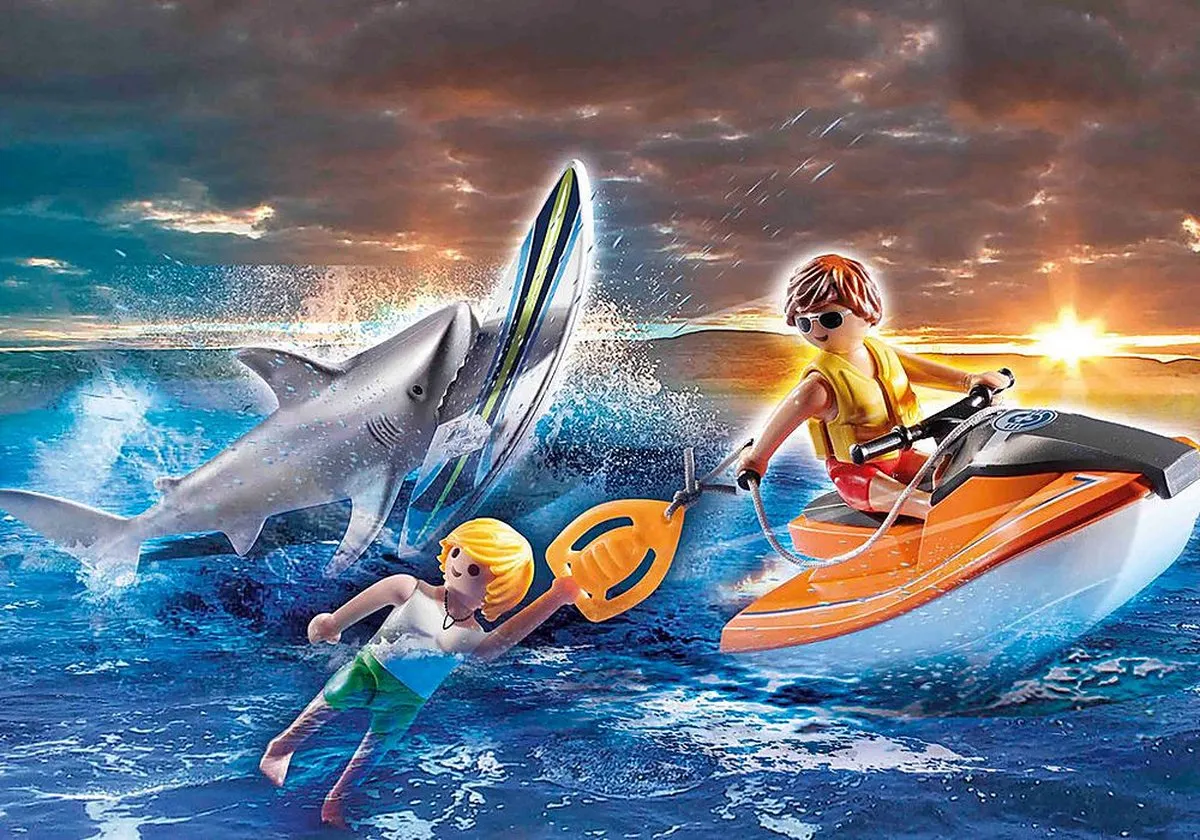 Playmobil Shark Attack Rescue - P-70489 - afbeelding 6 van 6