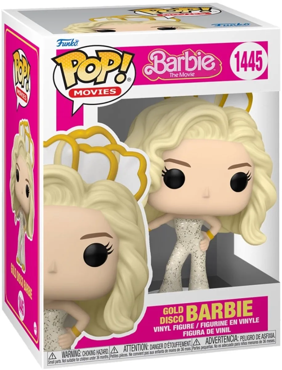 Funko Pop Movies Gold Disco Barbie #1445