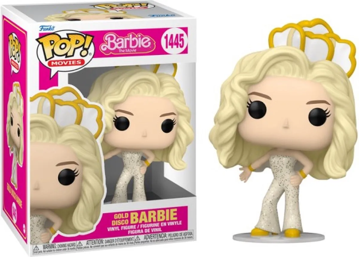 Funko Pop Movies Gold Disco Barbie #1445 - Multi - afbeelding 4 van 6