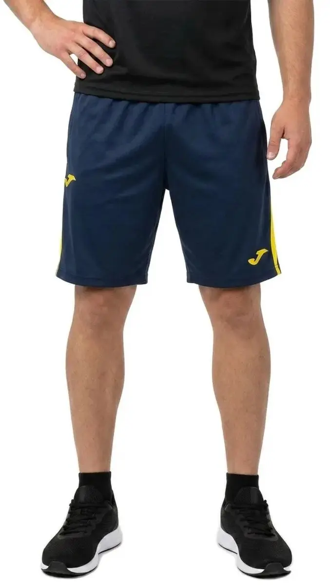 Joma Championship VII Korte Broek 2XL - Navy/Yellow - afbeelding 2 van 5