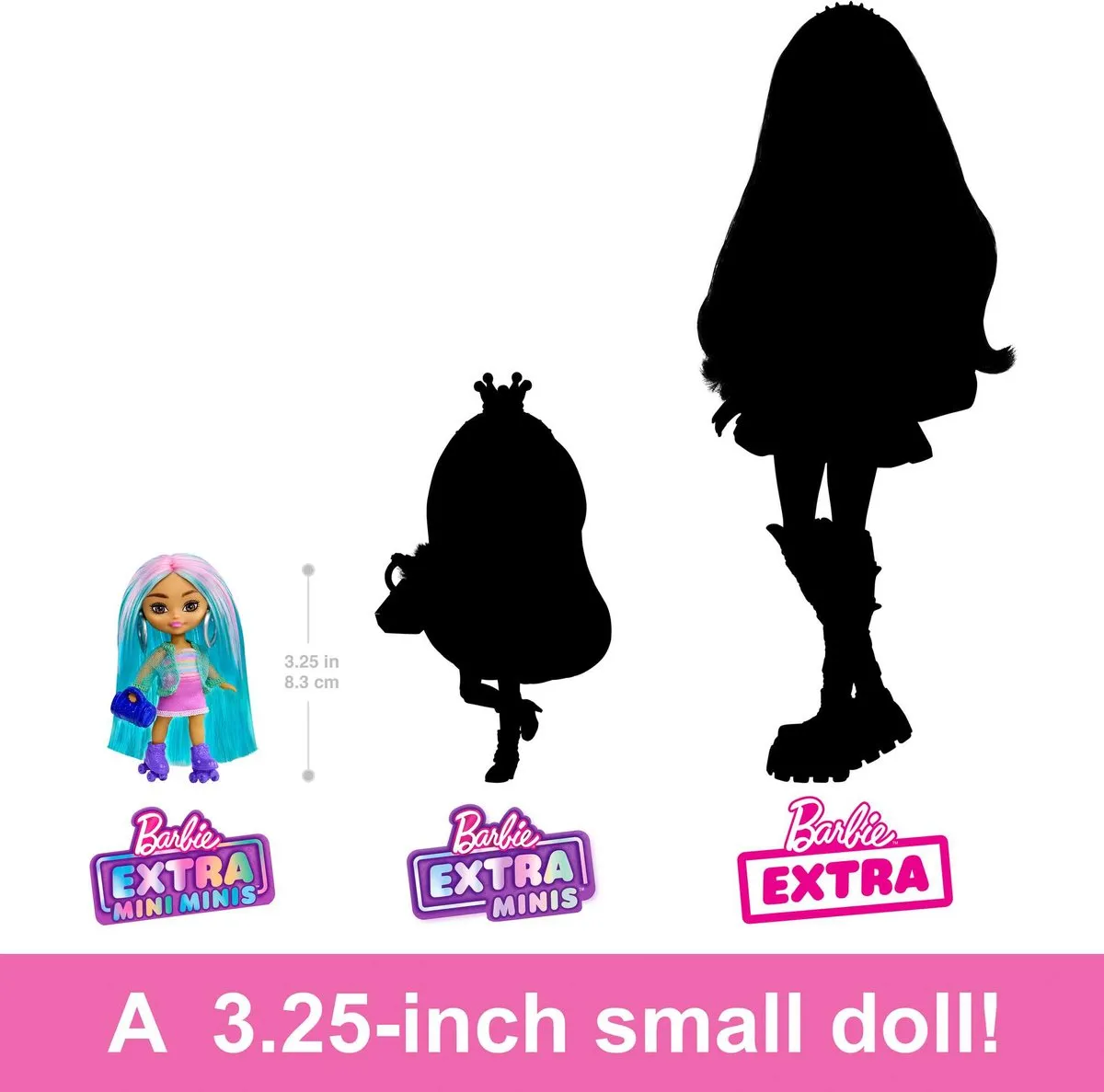 Barbie Extra Mini Mini's Pop Divers - 8.3 cm - afbeelding 2 van 6