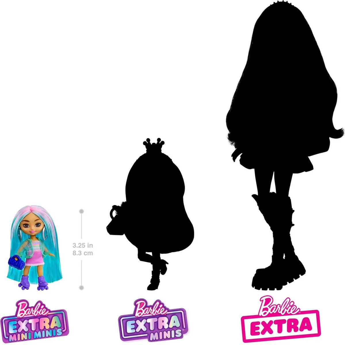 Barbie Extra Mini Mini's Pop Divers - 8.3 cm - afbeelding 3 van 6