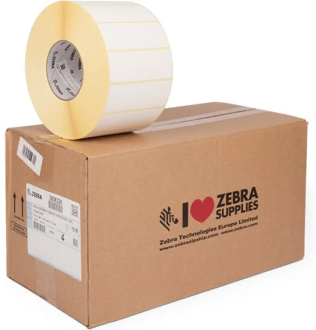 Zebra Z-Select 2000T - 4 Stuks - Wit - afbeelding 4 van 4