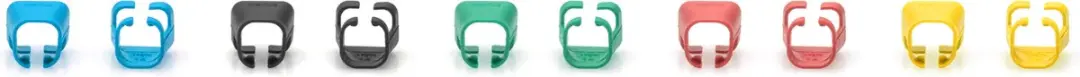 Digitus A-CC-M Kleurcoderingsclip - 100 Stuks - Meerkleurig