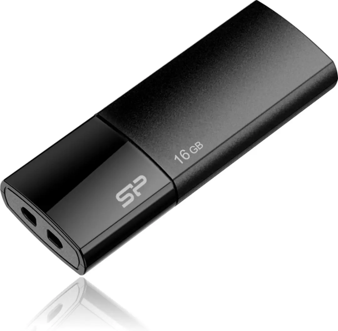 Silicon Power Ultima U05 USB-stick 16GB - Zwart - afbeelding 3 van 6