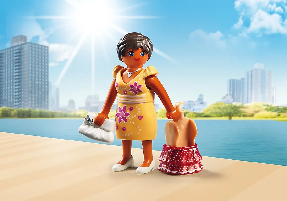 Playmobil Fashion Girl Zomer 6882 - Geel