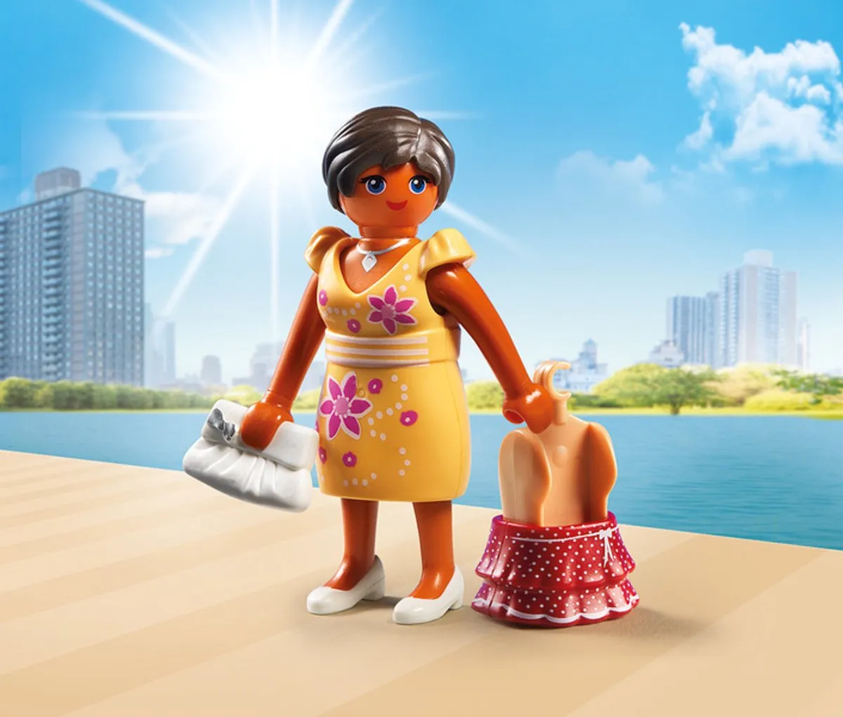 Playmobil Fashion Girl Zomer 6882 - Geel