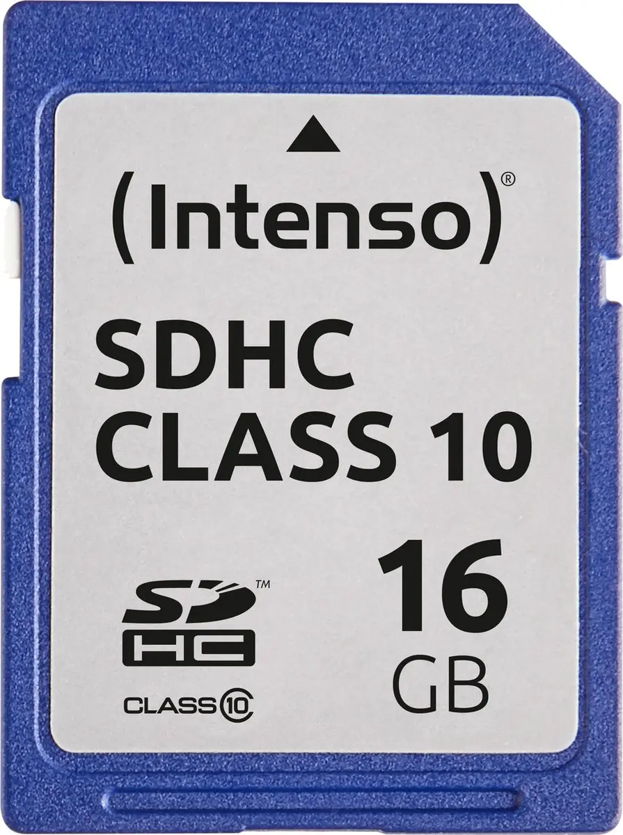 Intenso 16GB SDHC Class 10 Geheugenkaart