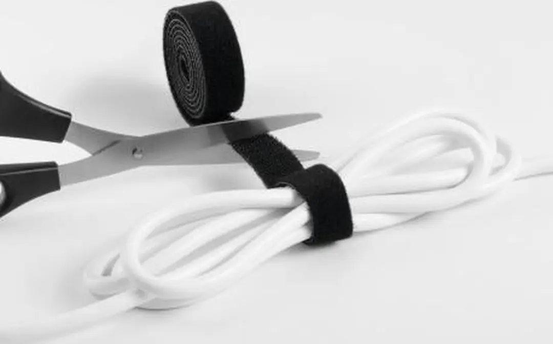 Durable Cavoline Grip 20 Klittenbandkabelbinders 1000mm - Zwart