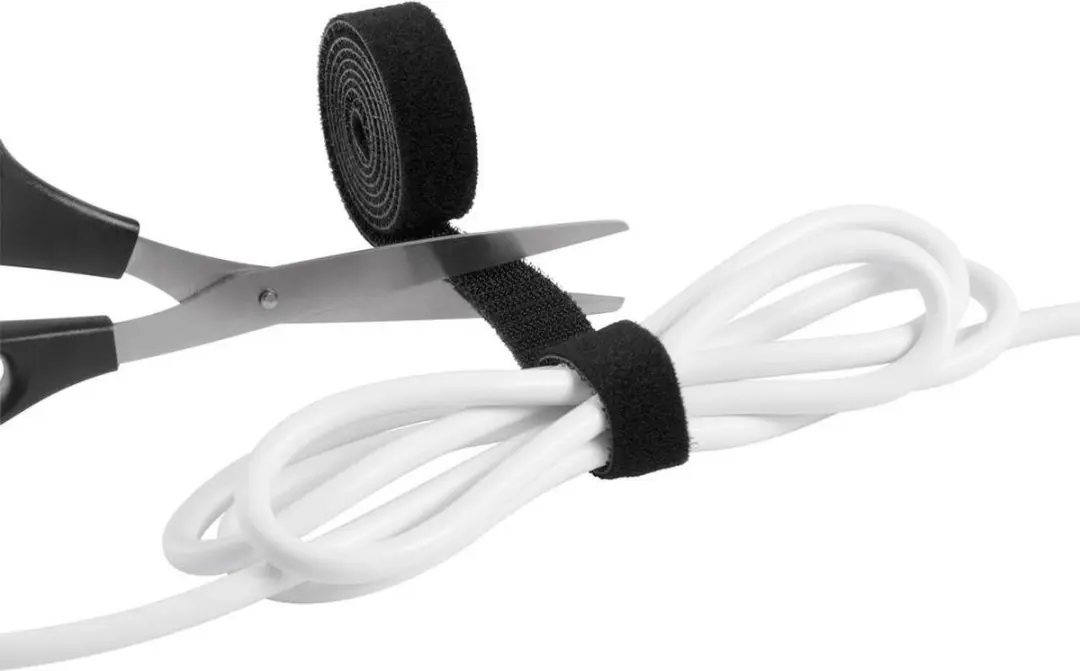 Durable Cavoline Grip 20 Klittenbandkabelbinders 1000mm - Zwart