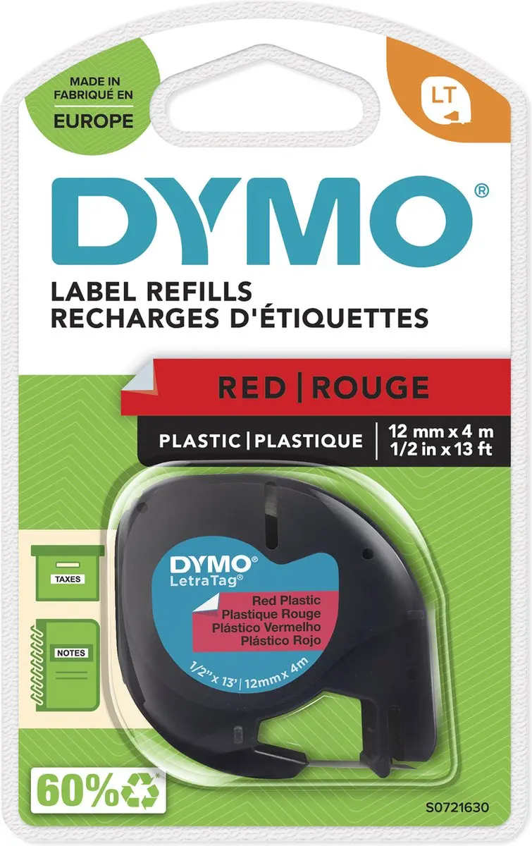 DYMO LetraTag S0721630 Zelfklevende Labels