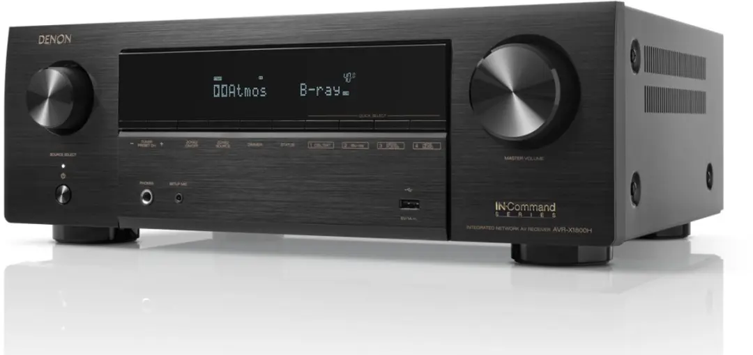 Denon AVR-X1800H AV-ontvanger 7.2 - 145W - 8K HDMI - Zwart - afbeelding 5 van 6