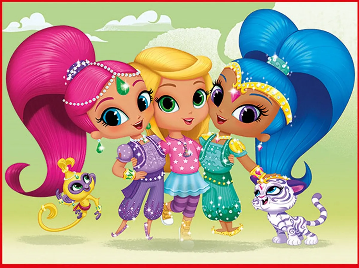 Clementoni Blokpuzzel Shimmer & Shine 12-delig - Multi