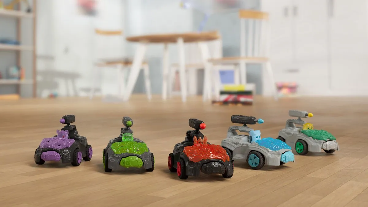 Schleich Eldrador IJs Crashmobiel 42669 - Blauw/Grijs