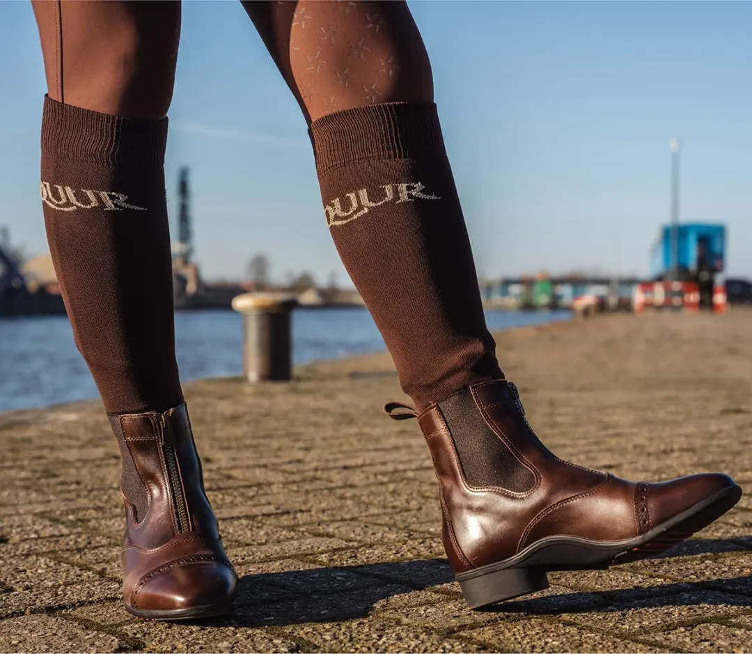 QUUR Jodhpurs Marbella Paardrijlaarzen - Leer Bruin 37