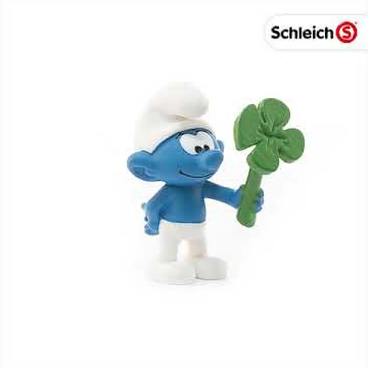 Schleich Smurf met Klaver 20797 - Veelkleurig