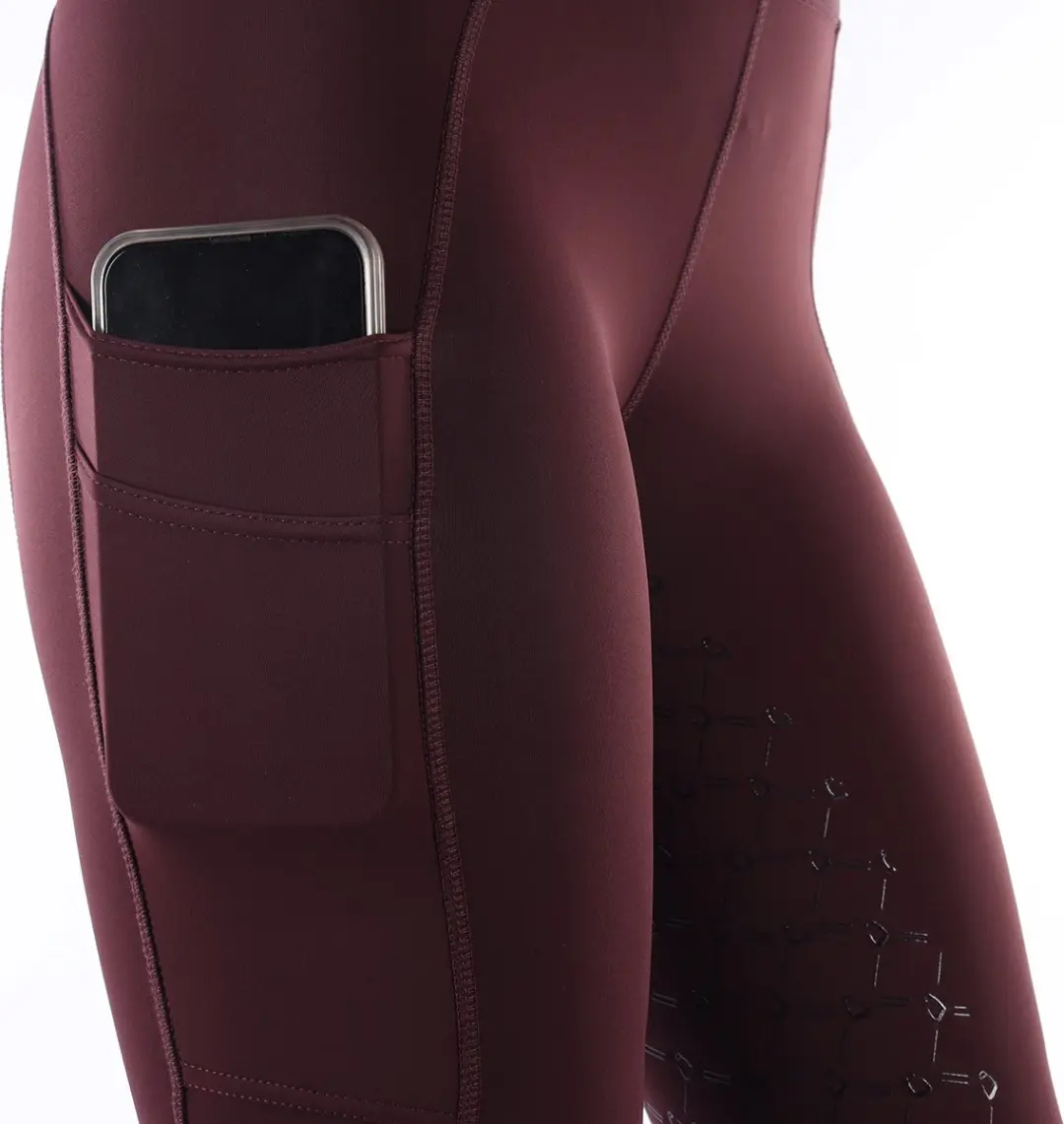 Epplejeck Ejphebe Full Grip Paardrijlegging - 44 Donkerrood