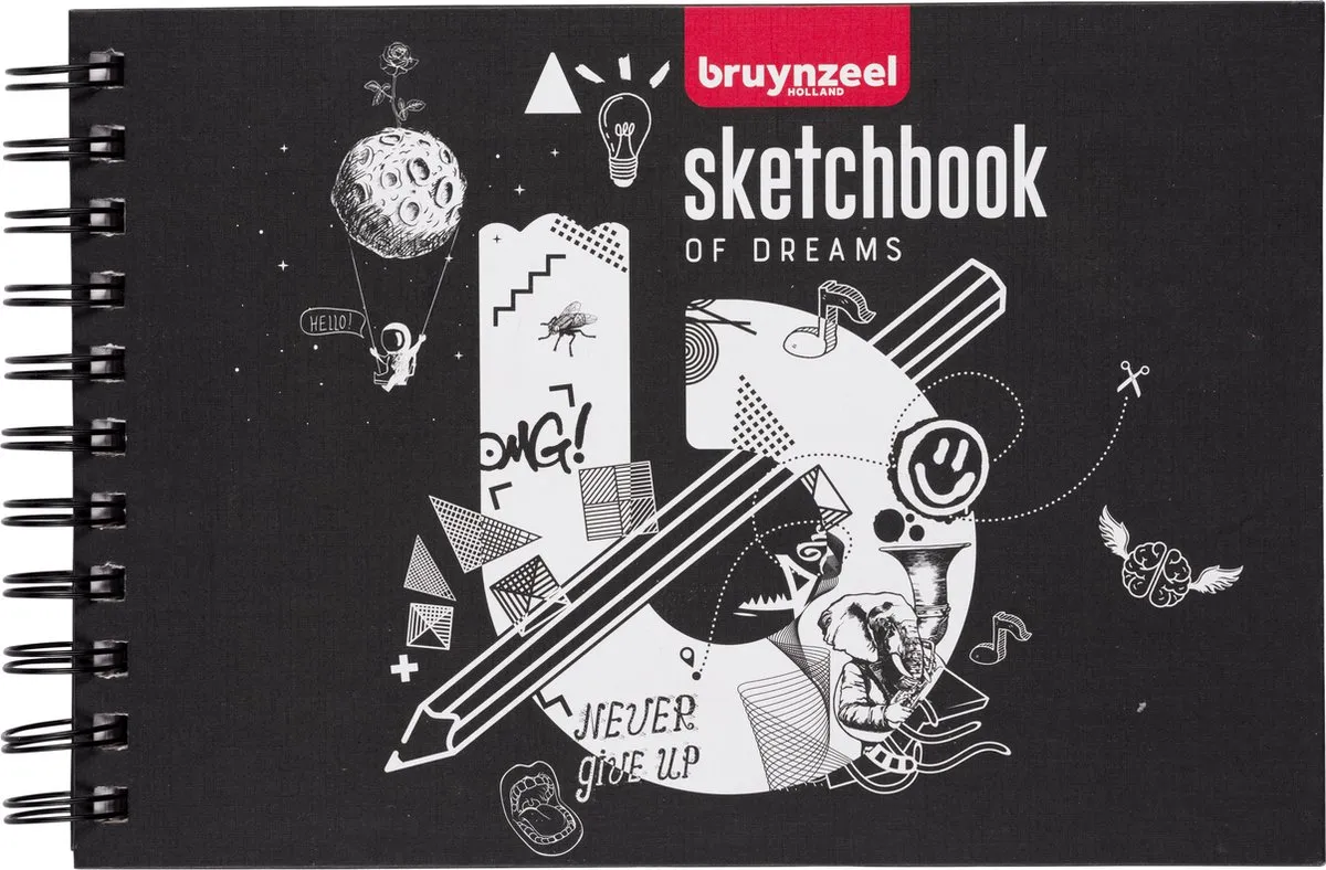 Bruynzeel Schetsboek A5 Zwart