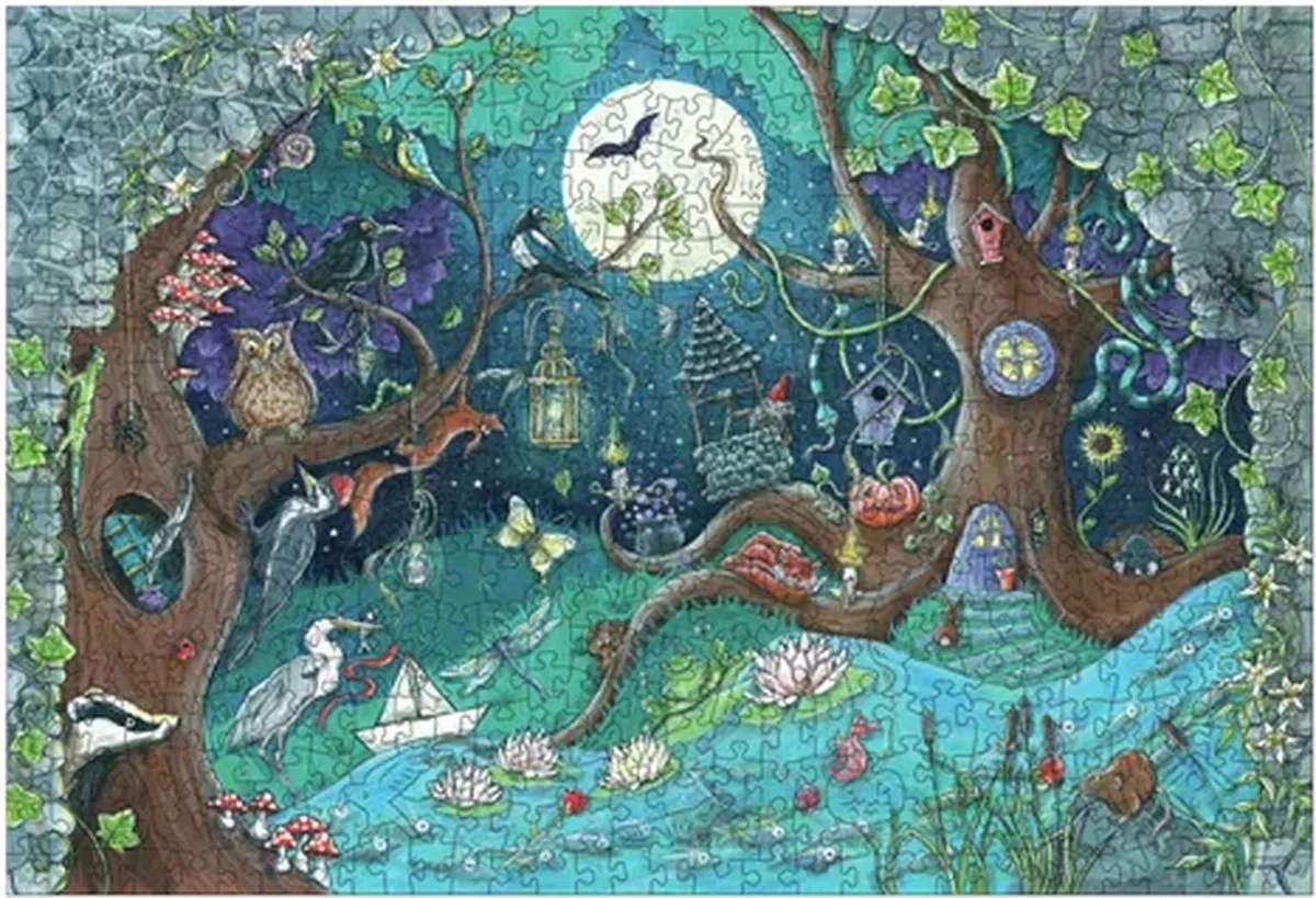 Ravensburger Fantasy Houten Puzzel 500 - Multicolor