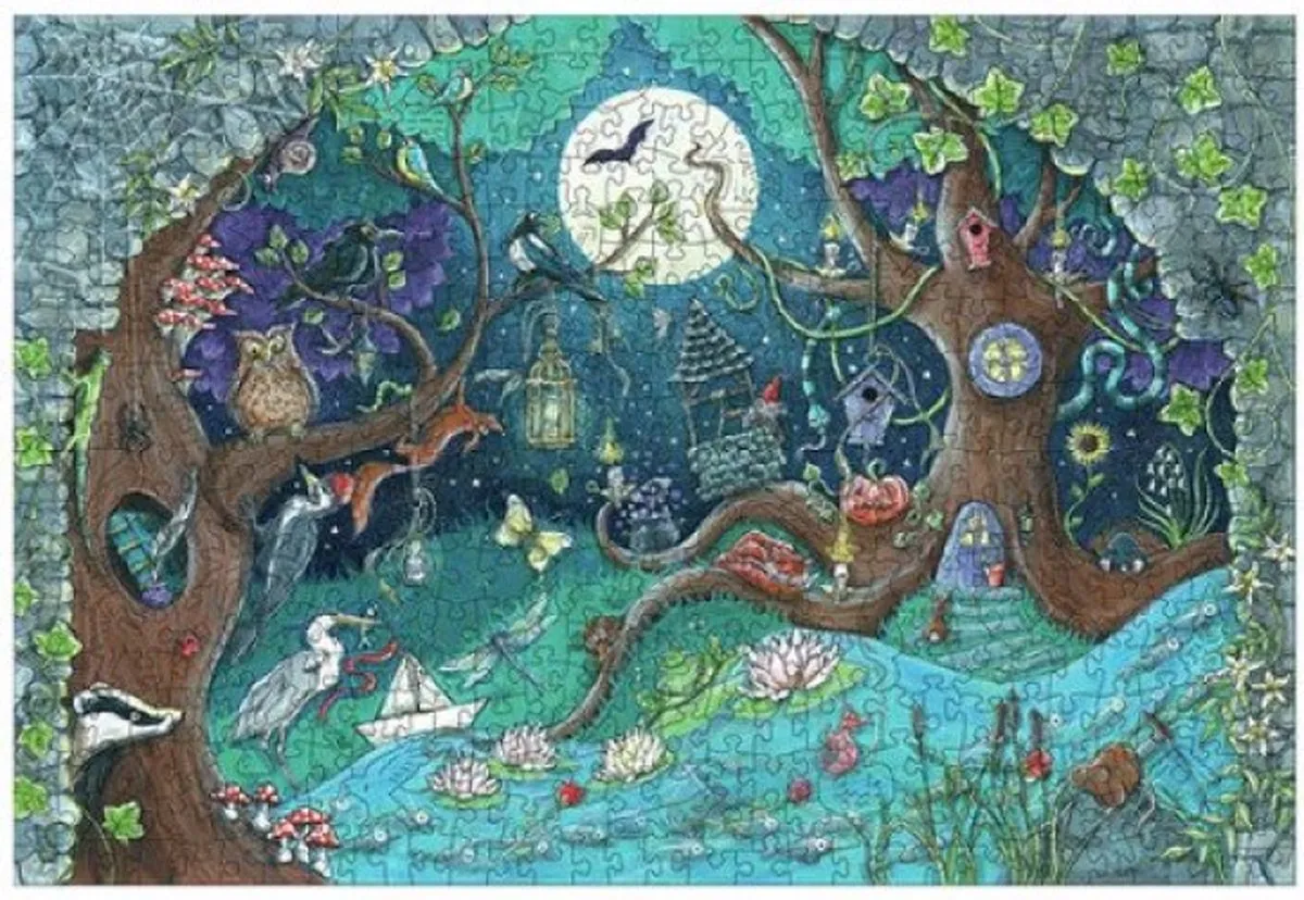 Ravensburger Fantasy Houten Puzzel 500 - Multicolor