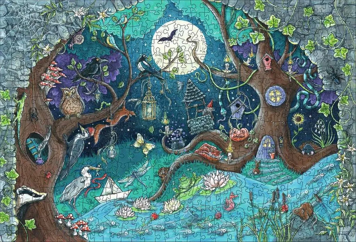 Ravensburger Fantasy Houten Puzzel 500 - Multicolor