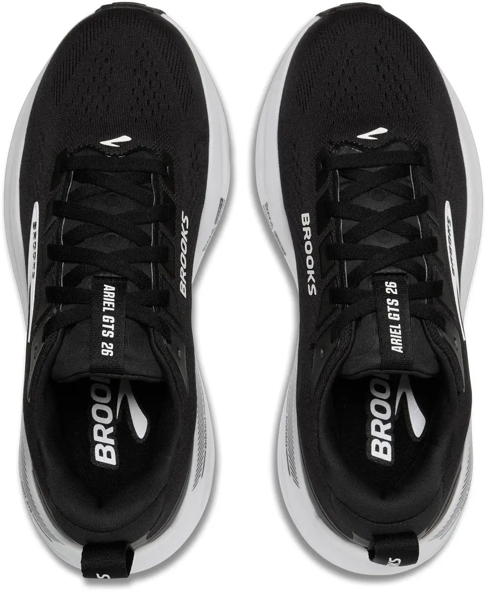 Brooks Ariel GTS 26 Dames Hardloopschoenen 41 - Zwart/Grijs/Wit - afbeelding 4 van 6