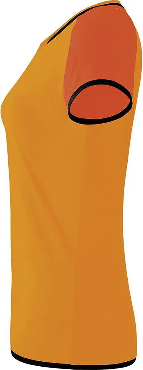 Erima Zenari 3.0 Volleybalshirt Dames - 34 - Oranje/Zwart/Mandarijn