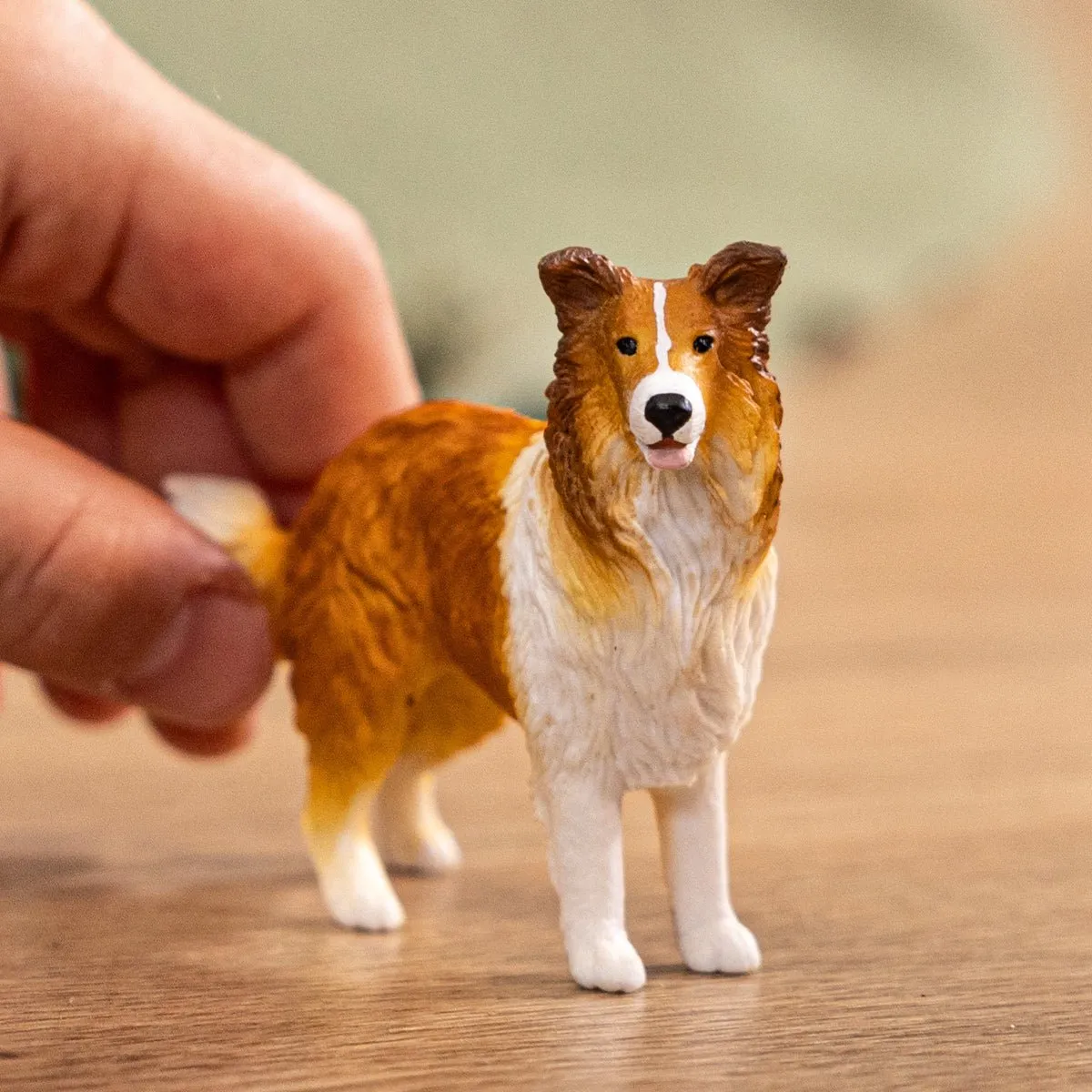 Schleich Farm World Collie 13998 - Bruin/Wit