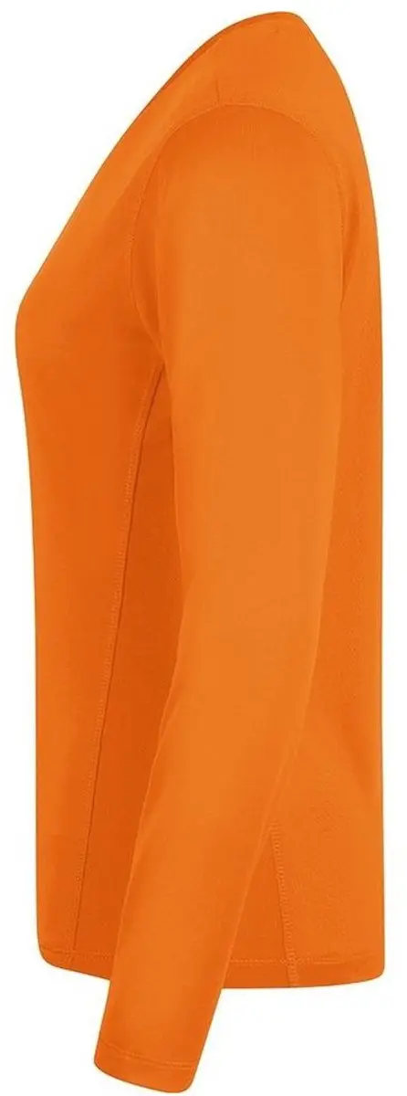 JAKO Run 2.0 Longsleeve Dames - Fluoro Oranje - Maat 42