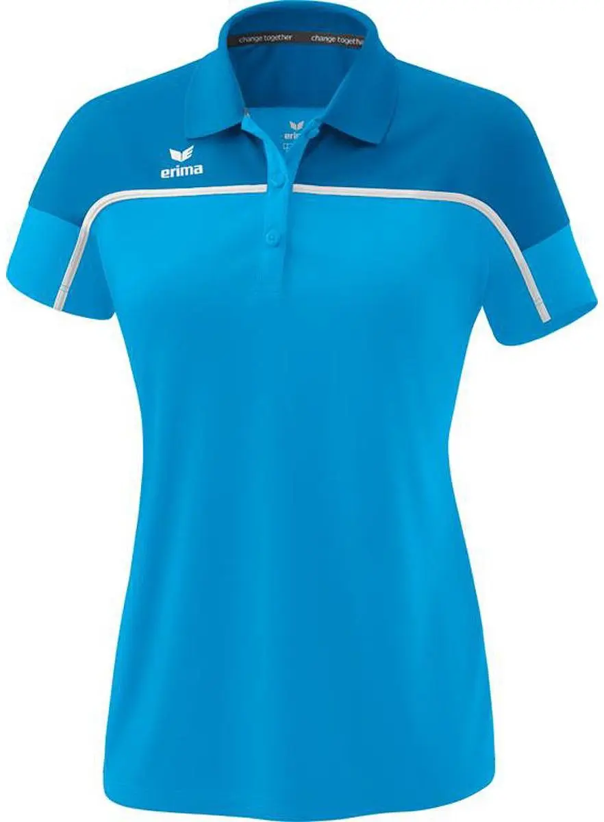Erima Change Polo Dames 36 - Wit/Curaçao