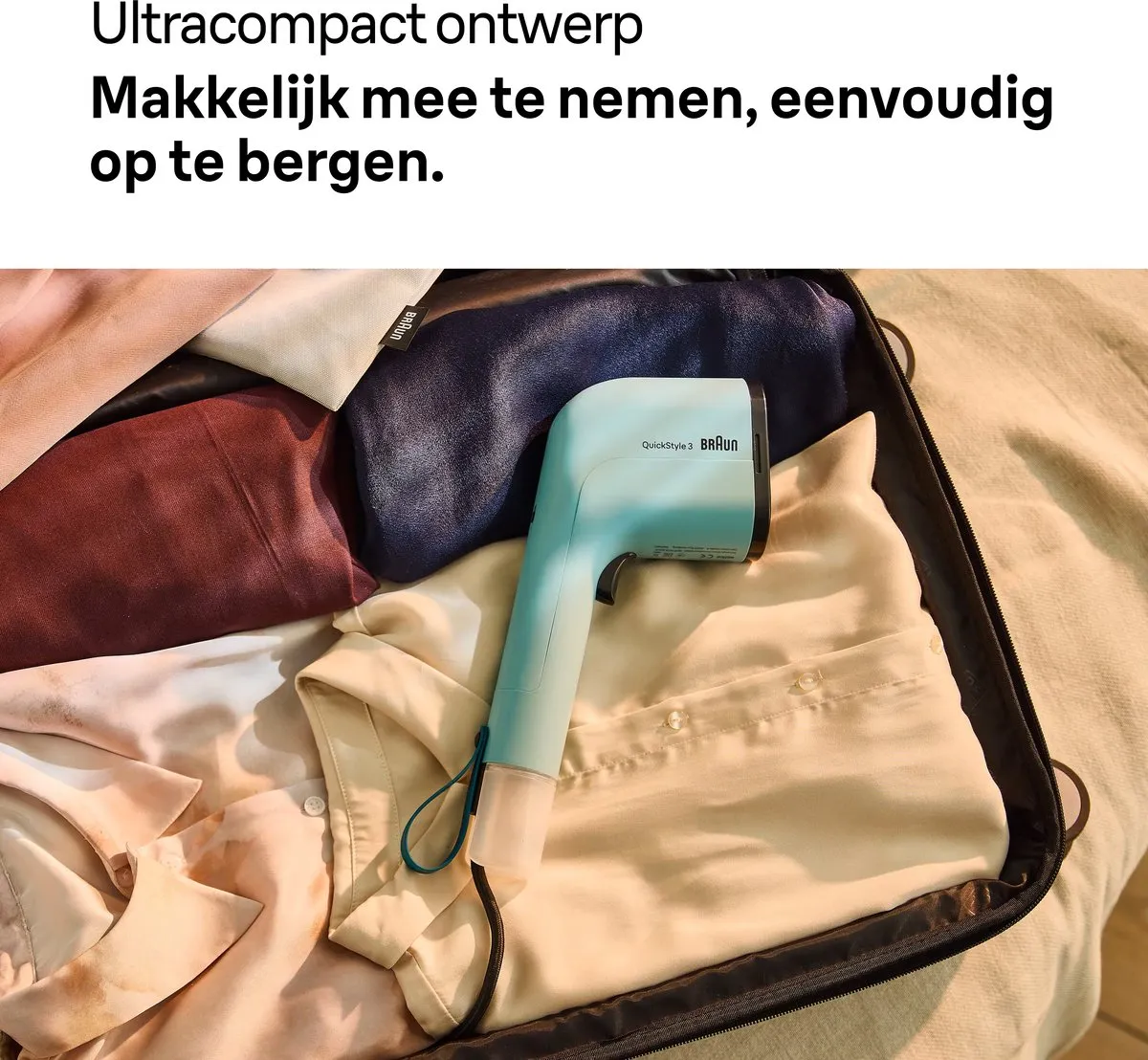 Braun QuickStyle 3 GS3013GR Handstomer - Groen