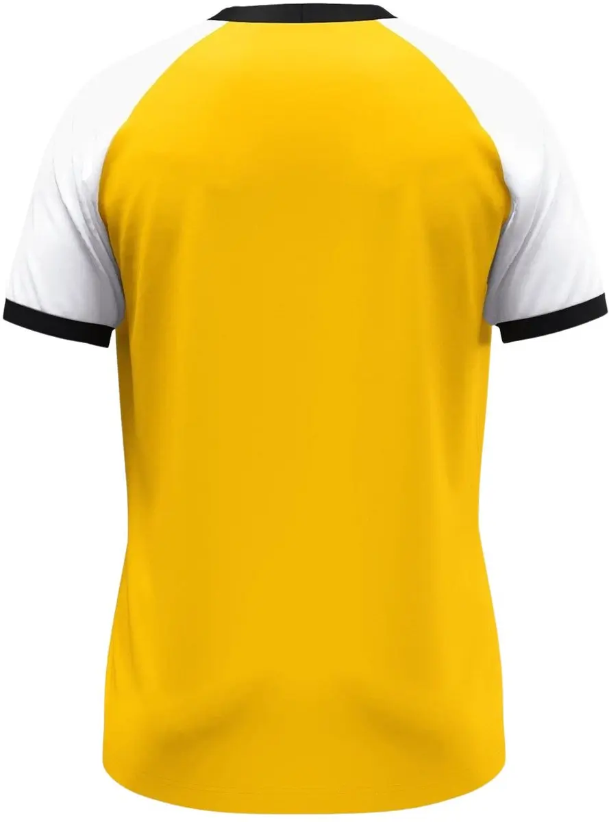 Jako Dynamic SS Shirt Heren - Maat L - Geel/Wit/Zwart