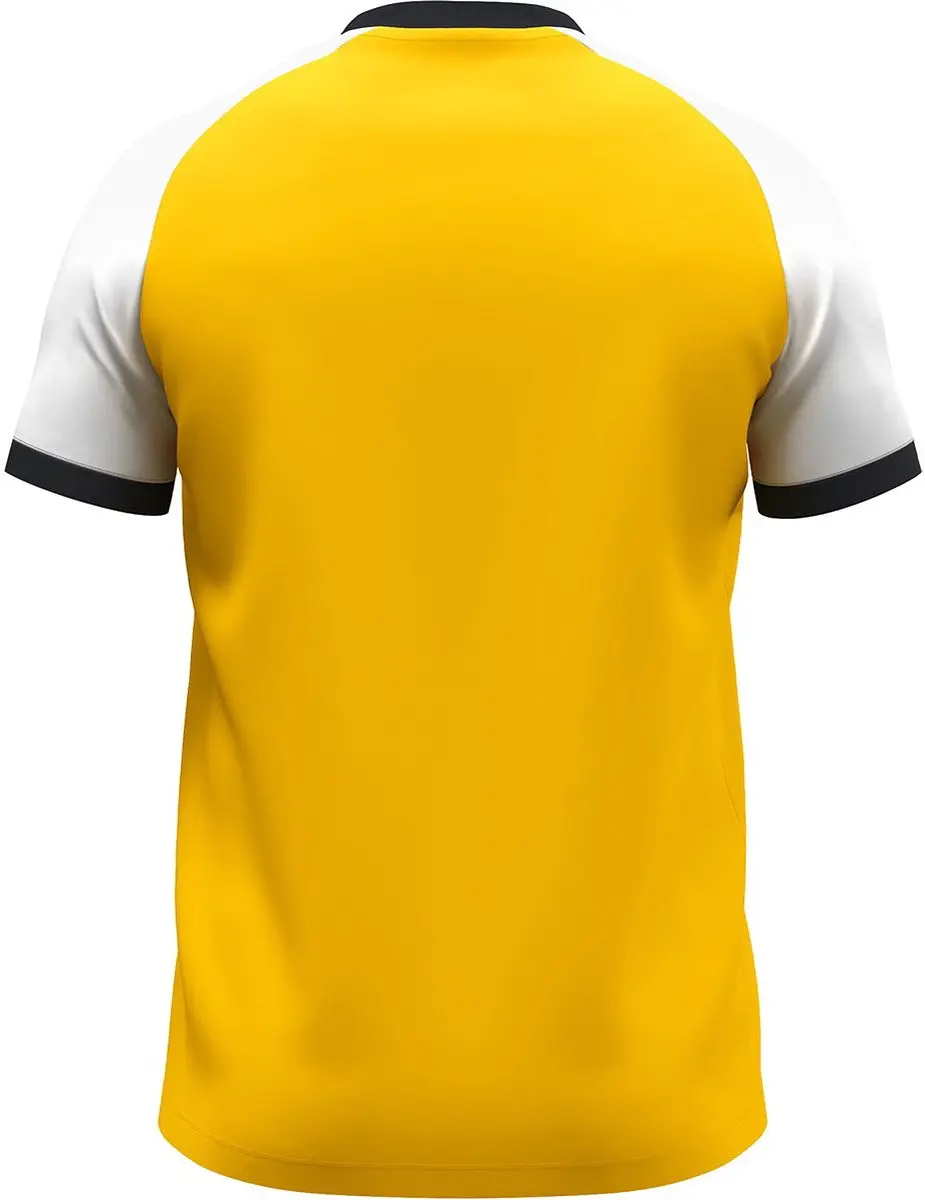 Jako Dynamic T-Shirt Kinderen 128 - Geel/Wit/Zwart
