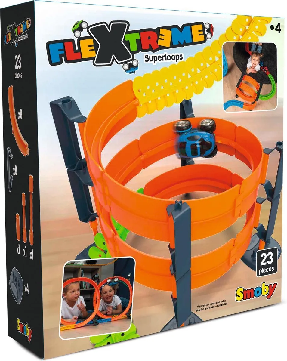 Smoby FleXtreme Superlooping Racebaanonderdeel 72-delig