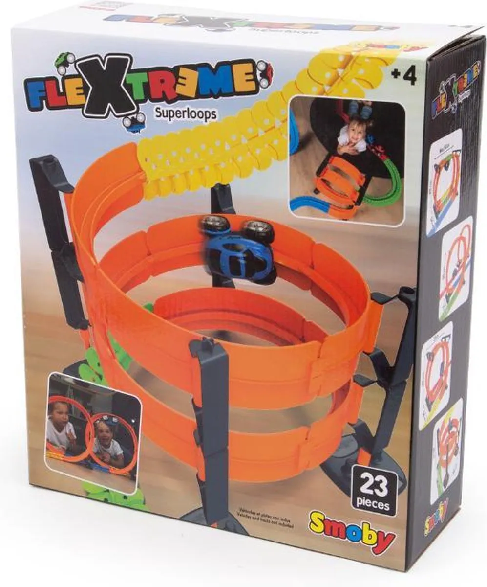 Smoby FleXtreme Superlooping Racebaanonderdeel 72-delig