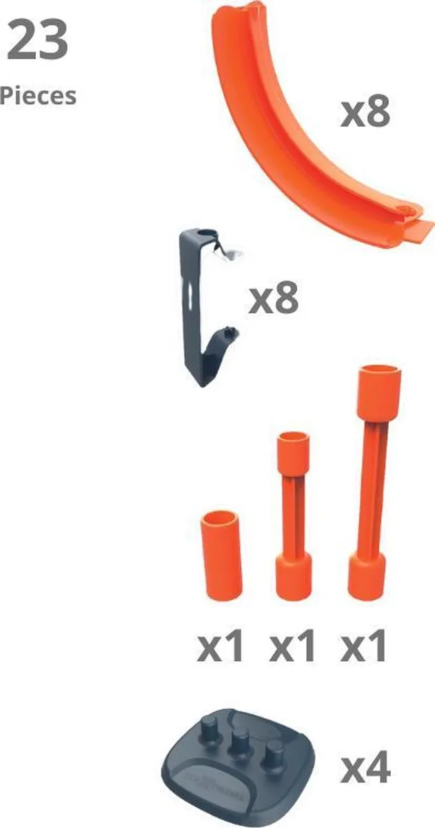 Smoby FleXtreme Superlooping Racebaanonderdeel 72-delig - afbeelding 6 van 6