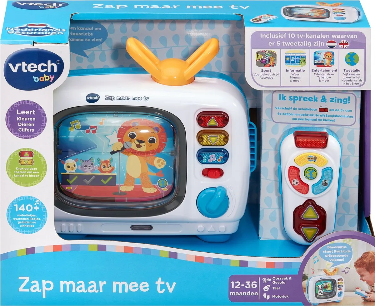 Vtech Zap Maar Mee TV Spel - Wit