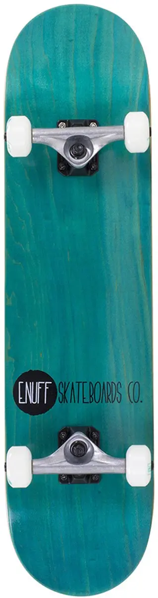 Enuff Skateboard Logo Stain 80 X 19,5 Cm Hout Turquoise