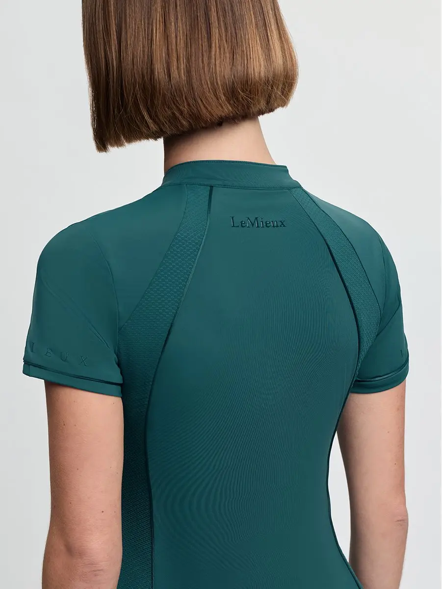 Lemieux Lisa Mesh Shirt - 38 - Turquoise