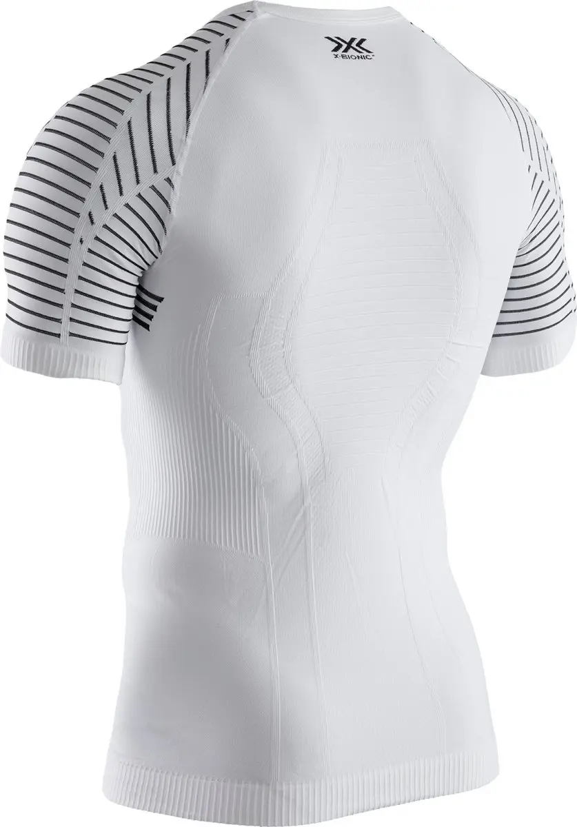 X-Bionic Invent 4.0 Compressie T-shirt - Poolwit/Dolomietgrijs S