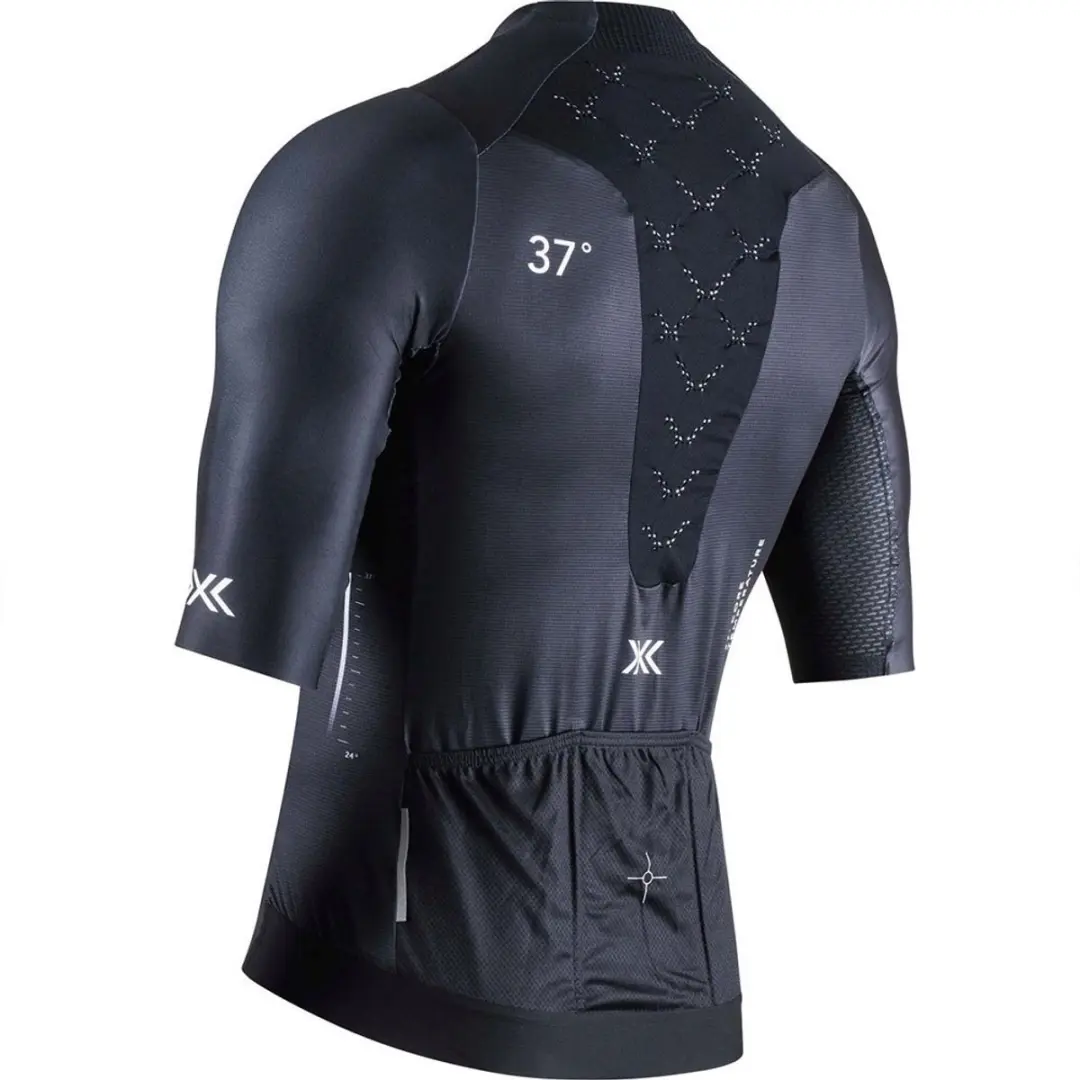 X-Bionic Corefusion Aero Korte Mouw Wielertrui - S - Zwart