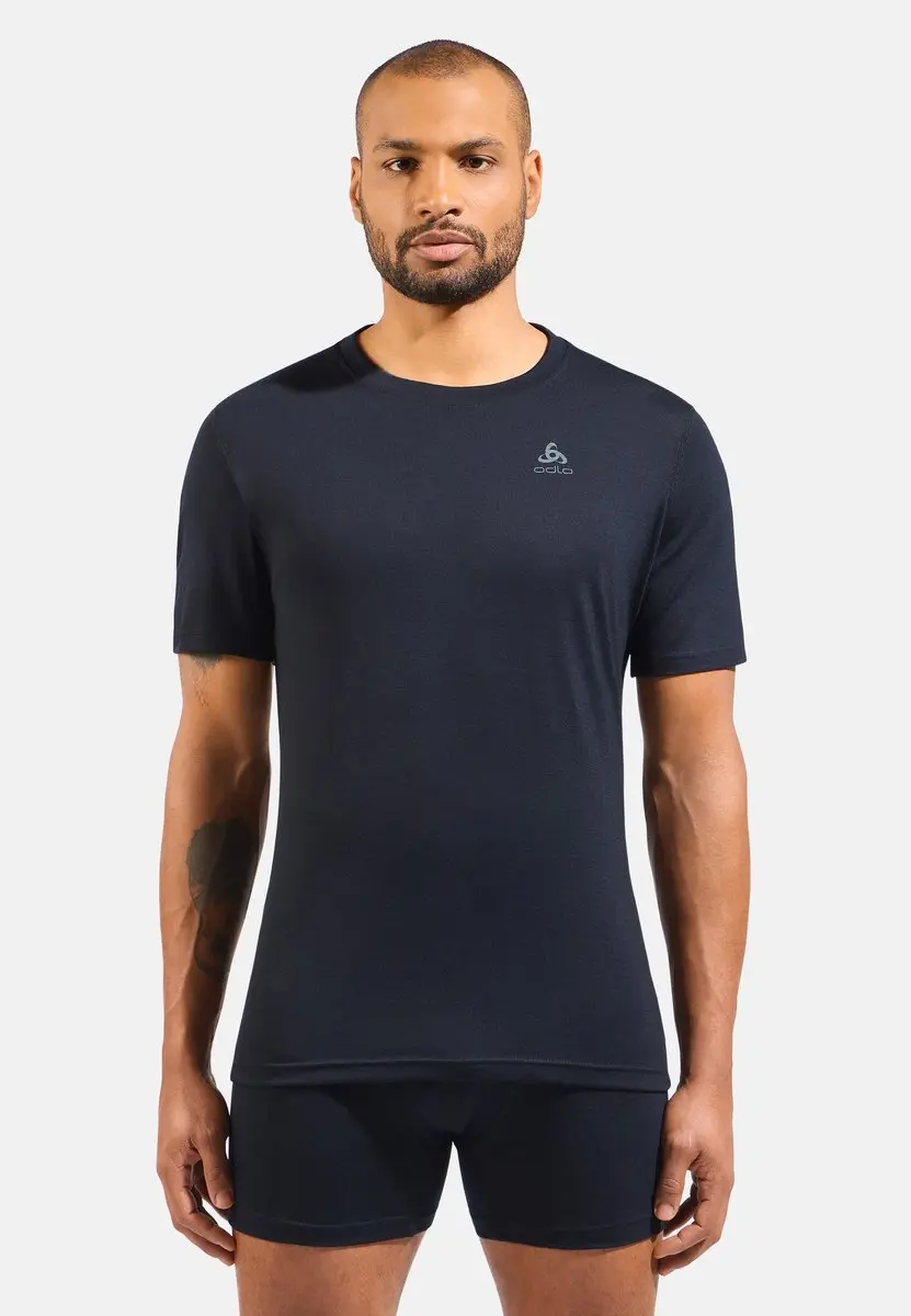 ODLO Natural Merino 160 Heren Shirt - XXL - Zwart