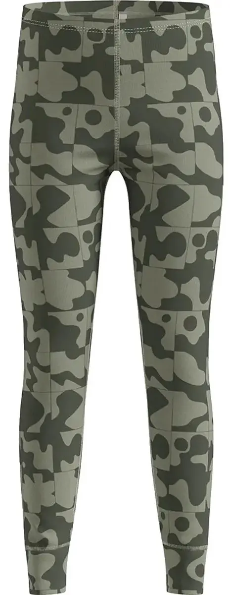 Odlo Active Warm Graphic Lange Broek Zonder Bretels Groen 12 Years Jongens,Meisj