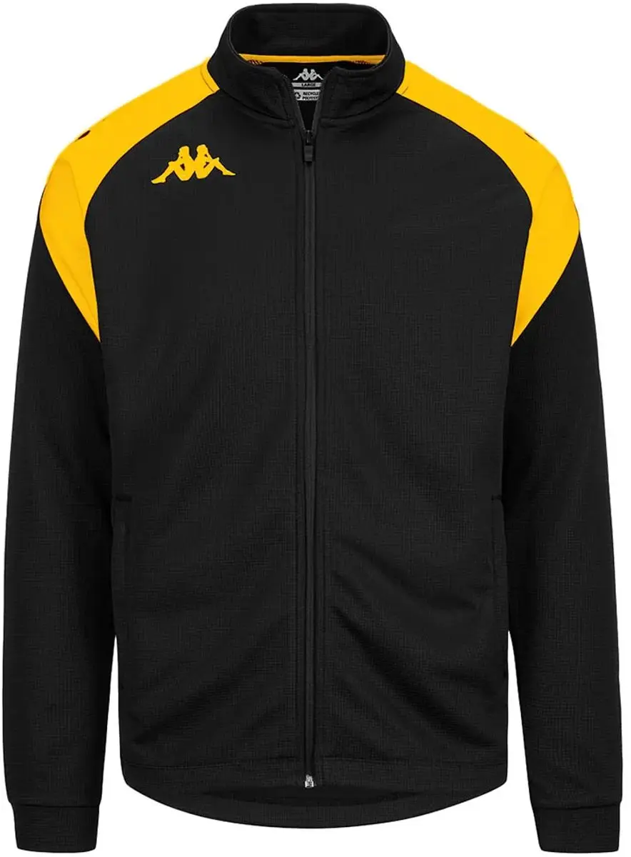 Kappa Lenno Sweatshirt Met Rits Zwart S Man
