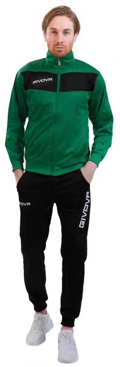 Givova Visa Trainingspak - Groen/Zwart XL