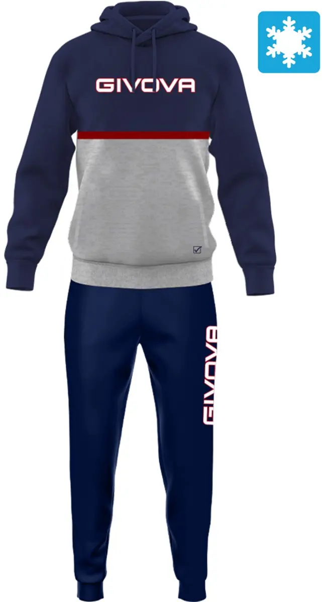 Givova 106 Trainingspak Grijs 8-10 Years Jongen