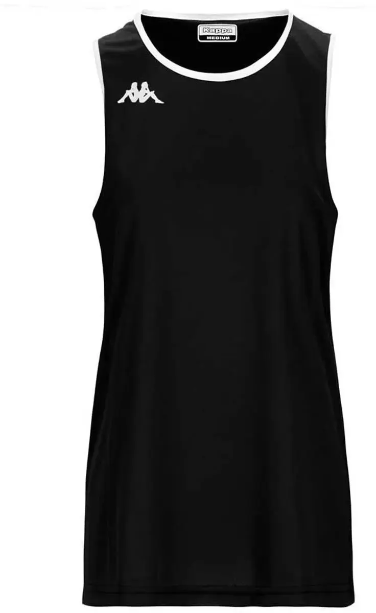Kappa Danca Mouwloos T-shirt Zwart 3XL