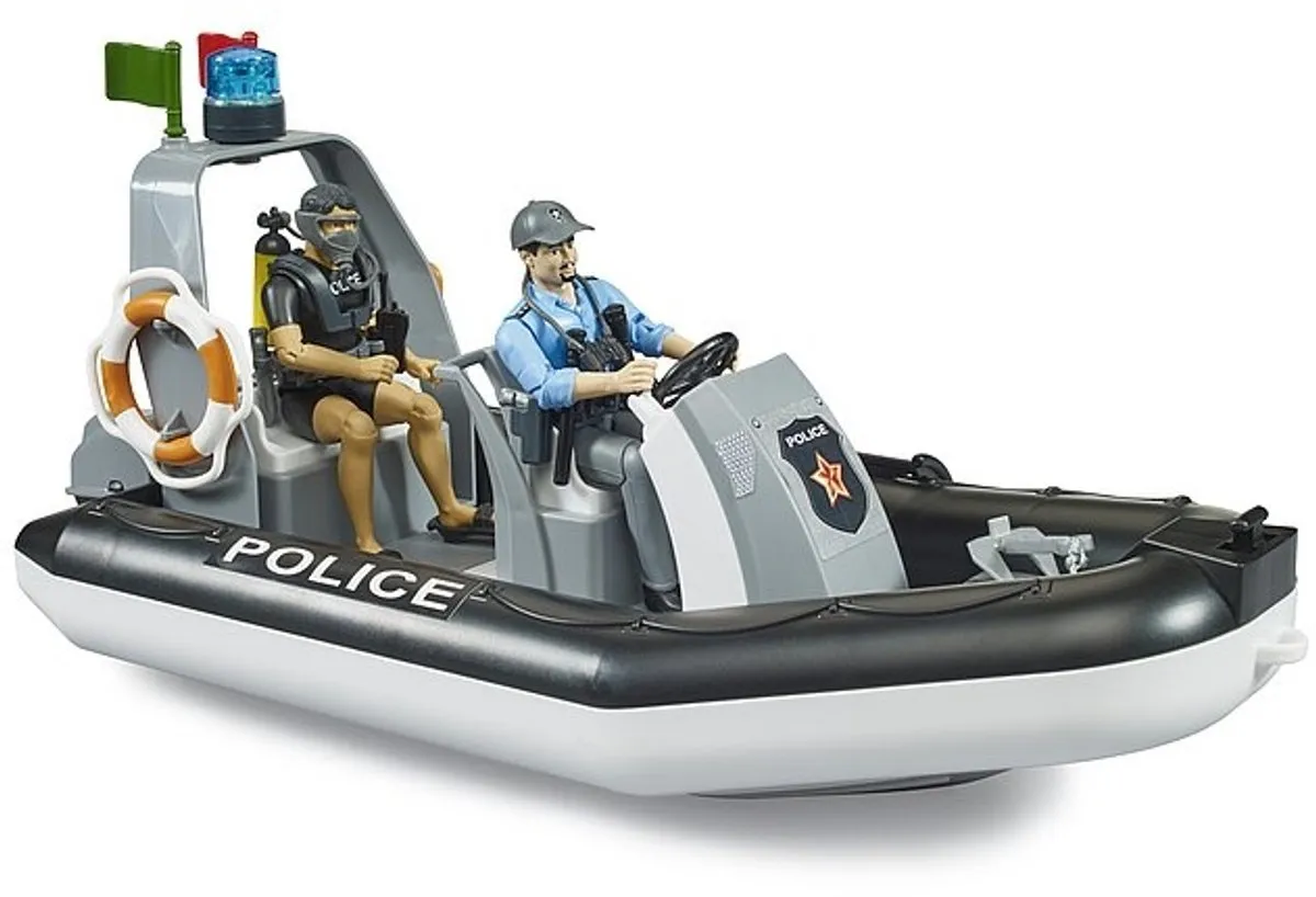 Bruder Politieboot 530206 - Drijvend Speelgoedboot - Multicolor - afbeelding 6 van 6