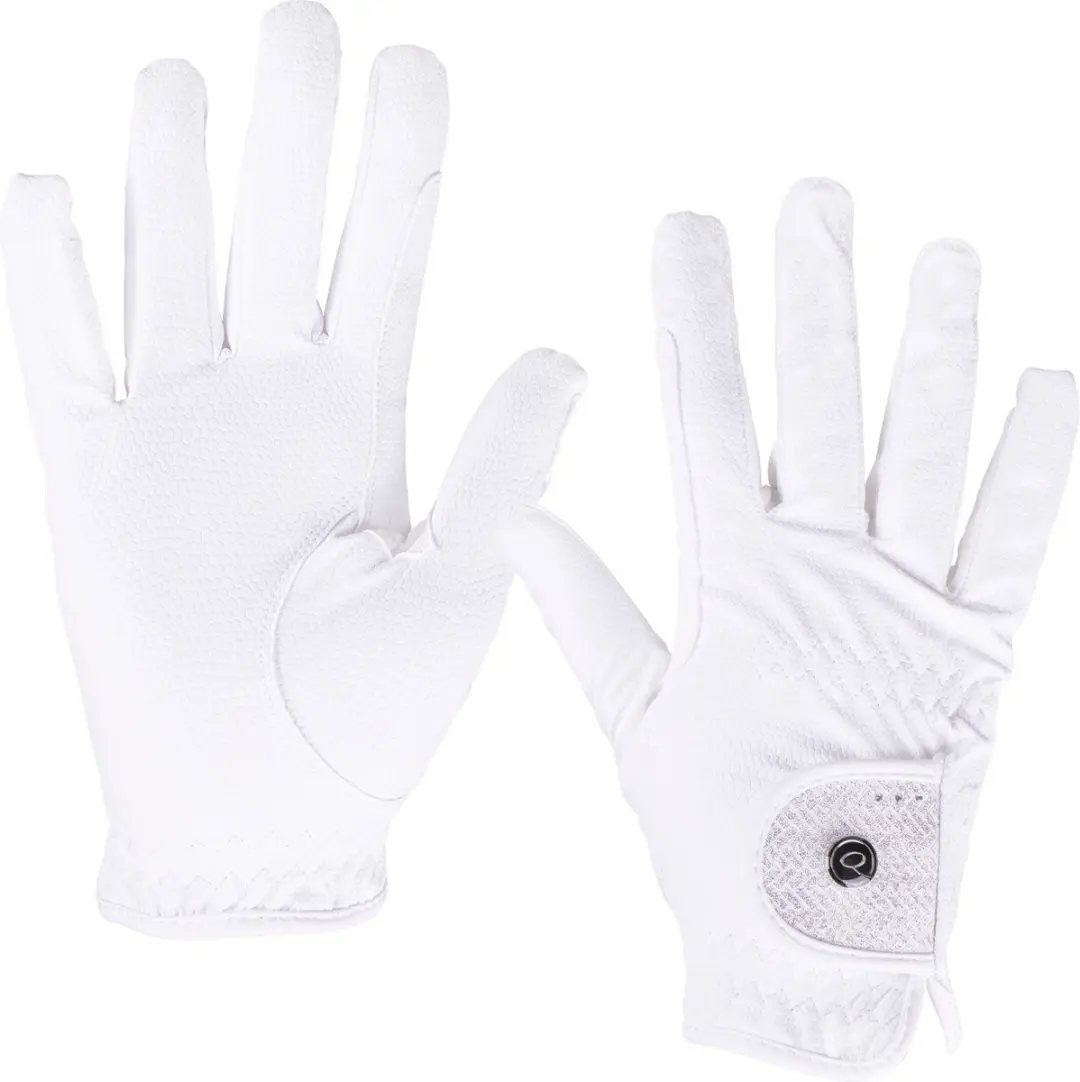 Qhp Handschoen Kae wit/zilver S