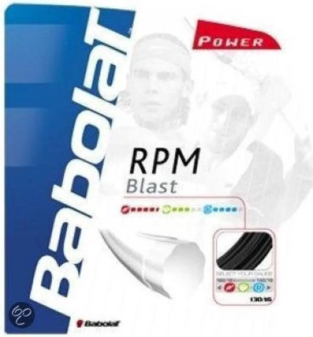 Babolat RPM Blast Tennis Snaar - 12m - 125mm - Zwart